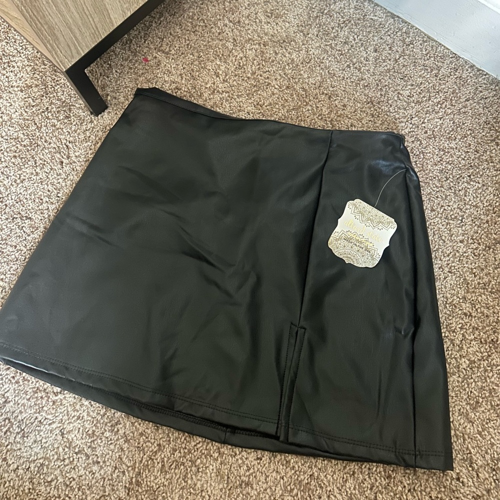 Altar’d State Mini leather skirt size SMALL
